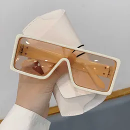 Okulary przeciwsłoneczne Kammpt One -Oversize Ovelasses Mężczyźni kobiety 2022 Moda luksusowa marka projektant uv okulary
