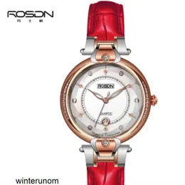 Rosdn Limited Watches Swiss Movement Rosdn Women's Watch Trend Trend Fashion Waterfroof石英時計