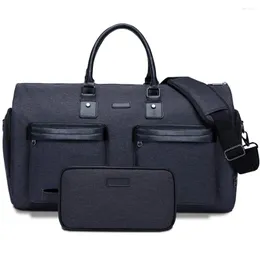 Borsoni Borsa da viaggio multifunzione Borsa da uomo per riporre abiti Borsa per bagagli di grande capacità Borsa per scarpe impermeabili da uomo Tasca Garmet