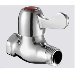 Bathroom Sink Faucets Alloy Water Outlet Valve Resist To Rust Sliver Straight Through Shut Off