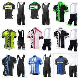 Giant Custom Made Cycling Sleeveless Jersey Vest Bib Shorts Set Summer Men's Bicycle Outdoor Riding Suit S58015186o