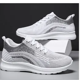 Men's running shoes are lightweight and comfortable.with lightweight shock absorption white1 black and grey outdoor sports shoes1 for men and women