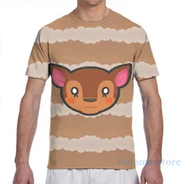 Женские футболки Fauna Animal Crossing Men Women Over Print Fashion Girl Shirts Boy Tops Tees с коротким рукавом футболки