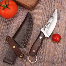 Kamp Avcılık Bıçakları Desossa Mutfak Bıçağı 5CR15 Paslanmaz Çelik Eti Kesici Meyve Kesme Bıçağı Açık Mekan Taşınabilir Kasap Bıçağı Kamp Bıçak