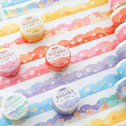 Confezione regalo 25mm 3m Stelle carine Nuvole Nastro adesivo decorativo Adesivo Washi Fai da te Scrapbooking Etichetta adesiva Cancelleria coreana Pianificatori