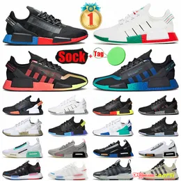 Nmd R1 V2 V3 Mens Running Shoes White Speckled Dazzle Camo Core