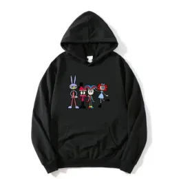 The Amazing Digital Circus Merch Funny Hoodie Hip Hop Graphic Sweatshirt Poleron Hombre Unisex Streetwear Harajuku Tracksuit