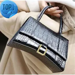 10A Alta Qualidade Ampulheta Luxo Designer Bolsas Bolsas De Couro De Crocodilo Crossbody Bolsas Bolsas Designer Mulher Bolsa De Ombro Borse6