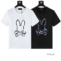 Psychobunny Rabbit T Shirt Męskie T-shirty Męskie T-Koszulka Moda Modna Rabbit Druku