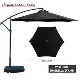그늘 선 테라스 비치 우산 정원 파라솔 파티오 디아 9 8ft ani-uv 폴리 에스테르 천 수영장 야외 가구를 쉽게 설치