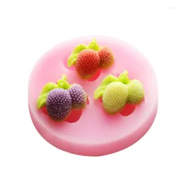 Baking Moulds Litchi Shape Pudding Candy Silicone Mold Fruit Pattern Chocolate Fondant Mould Kitchen Cake Decorating DIY Design