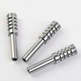 Ersättning 510 Tråd Titanium Nagelrökningstillbehör 10mm 14mm 18mm Ceramic Quartz Tip Nail For Nectar Collector Kit Concentrate LL