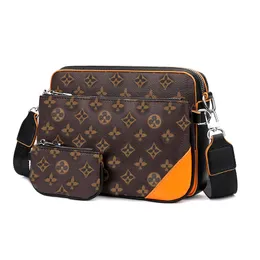 Lyxdesigner väskor Kvinnor handväskor damer designers messenger composite väska lady axel tote kvinnlig handväska walle 3 bit set