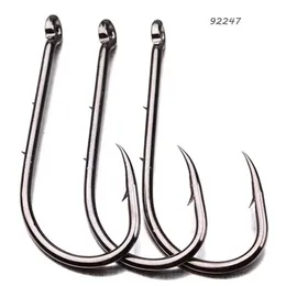 12 Sizes 6#-6 0# 92247 Baitholder Single Hook High Carbon Steel Barbed Hooks Asian Carp Fishing Gear 200 Pieces Lot FH-4281t