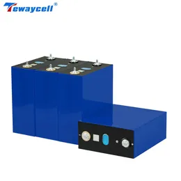 Tewaycell 8pcs 3.2V 340AH LifePo4 배터리 브랜드 새로운 충전식 세포 등급 A 리튬 철 포스페이트 태양 광 발전 EU 미국 면세