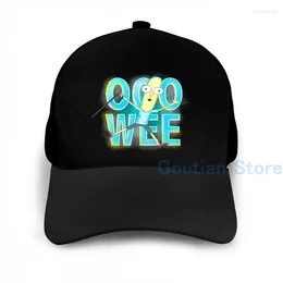 Ball Caps Fashion Mr Poopybutthole OO WEE Basketball Cap Men Women Graphic Print Black Unisex Adult Hat