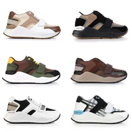 Sneakers vintage con motivo check per uomo e donna: sneaker a quadretti in pelle scamosciata di alta qualità con chiusura frontale, scarpe da ginnastica alla caviglia e scarpe sportive casual - NO281 AIS