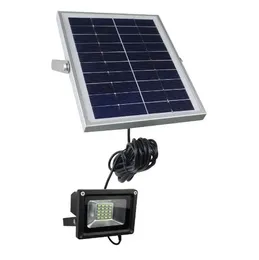 10W 20 Diodów Diodów Outdoodporna wodoodporna Dimmable Solar Flood Light Street Light do ogrodu/billboardu/patio/basen/garaż 12 LL