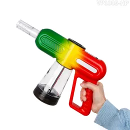 New Water Smoke Gun Multifunctional Water Smoke Shisha Smoke Grinder+Storage Tank Smoking Accessories Stash Jar Water Smoking Pipe