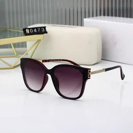 Moda Cool Fend Letter F Sunglasses Fund 2023 Novos óculos de sol Photo Red Street Overseas Box Box Female