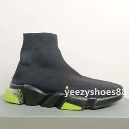 Paris Designer Buty Buty Casual Sock Buty komfortowe oddychanie mężczyzn butów platforma buty mesh black bratter dzianin Triple Sneaker