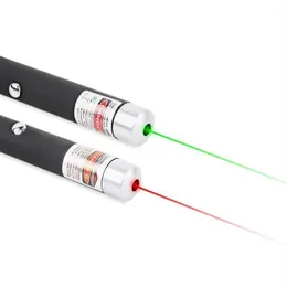 Wysokiej jakości wskaźnik laserowy Red Green 5MW Mocne 500M LED Pis Pióro Profesjonalne światło widzialne do nauczania1252t