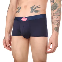 Boxer masculino luz gelo seda shorts sexy grande levantado bottoms baixo crescimento roupa interior homem cor sólida inferior fetiche biquíni gay