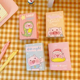 PCS/LOT KAWAII PIG MEMO PAD STICKY NOTE CUTE NITES文房具ラベルノートパッド郵便局の学用