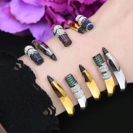 Bracelets de charme Missvikki Pilhas elegantes de luxo de luxo para mulheres Baguete de casamento Arábia BriRrincos para Mulheres 2023