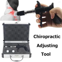Manual Chiropractic Adjustment Tool Portable Corrective Activation Therapy Massager Gun For Body Muscle Massage Relaxation242R