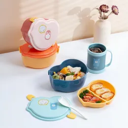 Dinnerware Sets Storing Eco-friendly Portable Bento Case School Storage Container Daily Use
