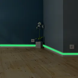 Wall Stickers Luminous band baseboard Glow In The Dark For Living Room Bedroom Selfadhesive Strip Home Decoration 230422