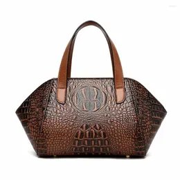 Bolsas de noite couro de moda para mulheres 2023 bolsas de luxo de alta qualidade crocodilo crossbody ombro saco de ombro de senhora
