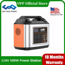 110V 500W Power Station Portable Rechargeable 135000mAh Outdoor Generator Battery Emergency Laptop Power Bank Supply Camping