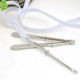 New 2pcs High Quality Garment Clips Sewing DIY Tools Elastic Band Tape Punch Cross Stitch Threader Wear Elastic Clamp (Wear Rope)