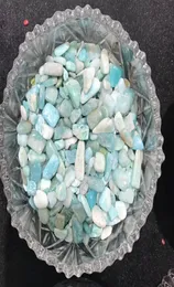 1 påse 100 g Natural Aquamarine Quartz Stone Crystal Tumbled Stone Oregelbunden storlek 520 mm Färg Blue1898318