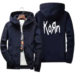 Herrjackor 2023 Ny 7xl Korn Rock Band Jacket Metal Musik Topp Fashion Outdoor Clothing Funny Windproof Hoodie Large YZ5T