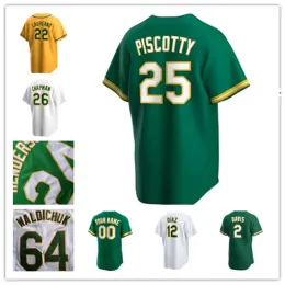 Personalizado Oakland Homens Mulheres Juventude Atletismo 9 Reggie Jackson 33 Jose Canseco 26 Matt Chapman 24 Henderson 2 Khris Davis 25 McGwire 22 Laureano Baseball Jerseys Novo