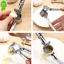 New Imitating Stainless Steel Multifunction Garlic Press Crusher Kitchen Cooking Ginger Squeezer Masher Handheld Ginger Mincer Tools