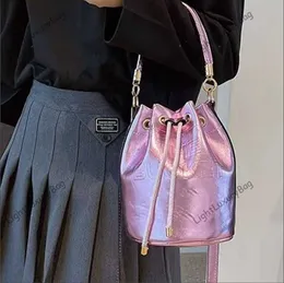 Designer Bucket Bags Evening Bag Fluorescence CrossBody Purse Fashion Shoulder Wallets Women Luxury Handbags Classic Shopping Purses 230324