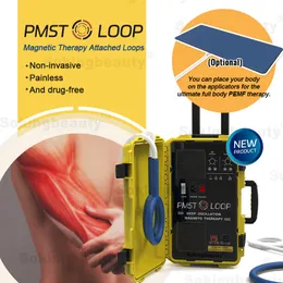 Entspannende Magnetpuls 6000 Gauß Pemf Therapie Physio Magneto Rehabilitation Ausrüstung für Muslce Schmerzlinderung Sportverletzung Optionale Ganzkörpermassagematte