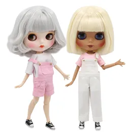 Куклы ICY DBS Blyth Doll 16 BJD Toy Joint Body Специальное предложение Более низкая цена DIY Подарок для девочек 30 см Аниме Случайные цвета глаз 231122