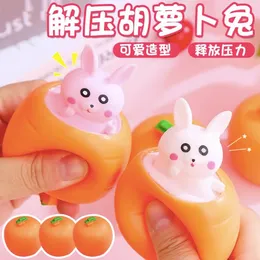 Little Rabbit Pinch Carrot Decompression Toy Decompression Internet Celebrity Girls Slow Rebound Children Don-Toxic and Artifact-Free