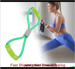 Resistance Bands Yoga 8-shape Pu Rope Tube Gym Home Sport Fitness Suppl jXGR soif8759719