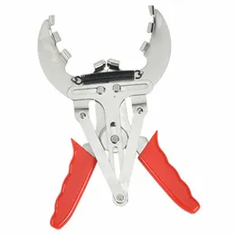 Pliers Adjustable Piston Ring Plier Clamp Powerful Expander Remover Car Repair Handheld Tool Nickel-Plated Surface Rubber Coated Handle 231123