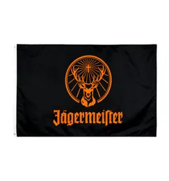 3x5fts 90x150cm Czarna Jagermeister Flag Factory Direct Whole Double Stitched8153573