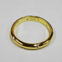 Lnngy 925 Sterling Silver Engagement Ring Dome Solitaire Wedding