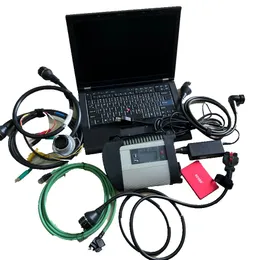 Mb Star c4 used Laptop T410 i5 CUP with Software 09/2023 Newest 512gb ssd Full Set Diagnostic for benz Cars and Trucks ready to use