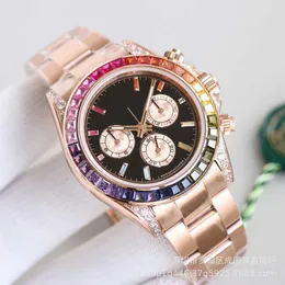 Lao Jia Steel Band Di Tong Na Rainbow Series Six Pin Multifunctional Mechanical Watch