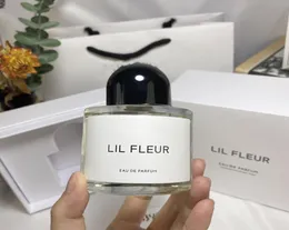 새로운 향수 Lil Fleur Rose 중립 향수 바닐라 우디 향기 100ml 지속 메이크업 스프레이 병 링 1234776